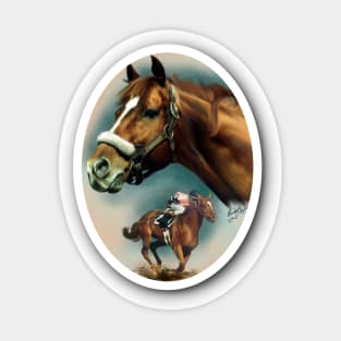 Affirmed Triple Crown Winner Sticker